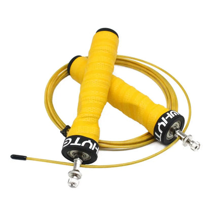 Pro Crossfit Jump Rope - Ball Bearings, Weighted for Sports Training