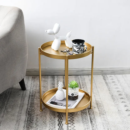 Minimalist Nordic Iron Tea Table