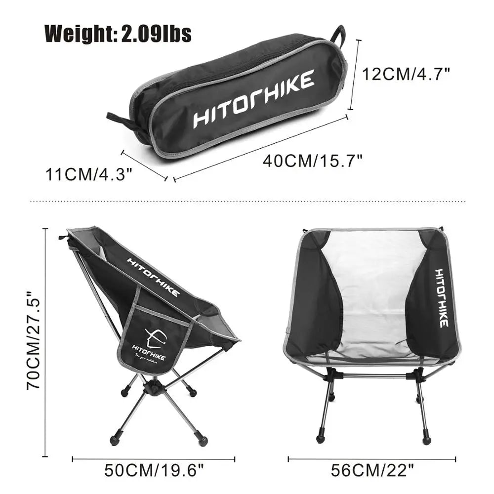 Ultralight Folding Aluminum Camping Chair