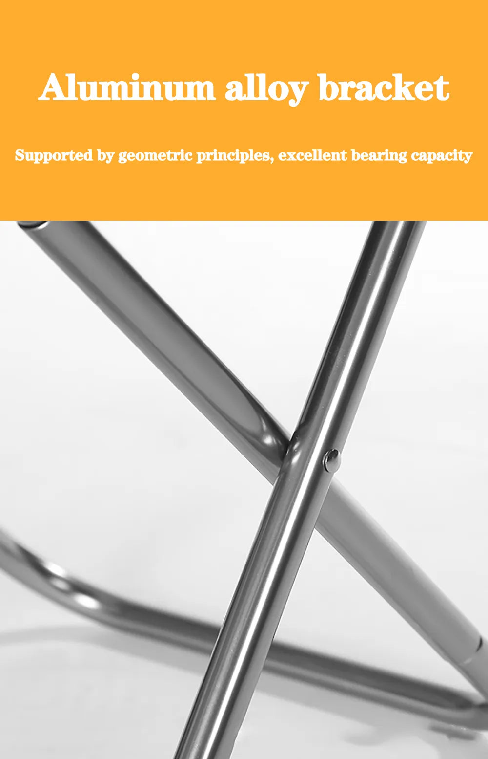 Folding Portable Outdoor Stool - Ultra-Light Bench for Travel and Camping