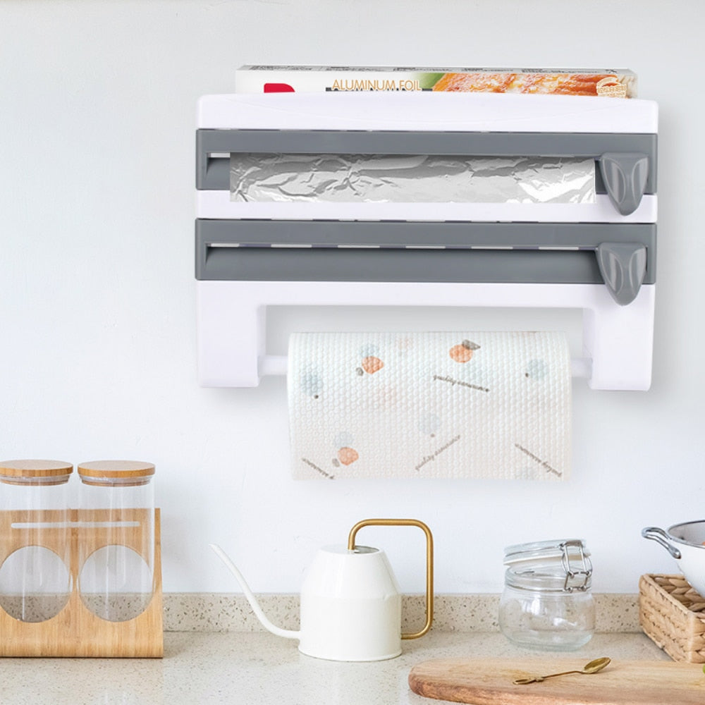Paper Towel Holder Rack Kitchen Organizer