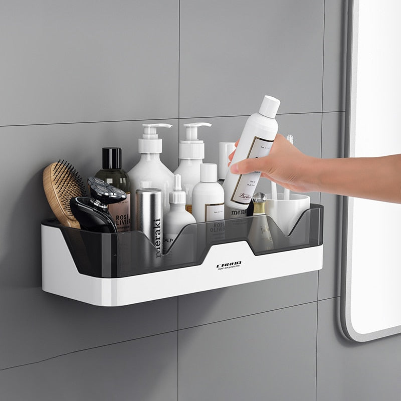 Wall-mounted Plastic Storage Shelf