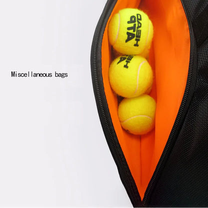 Tennis Badminton Racket Backpack Black