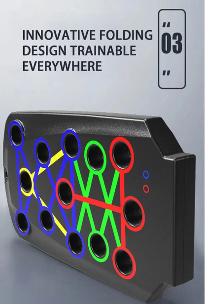 Foldable Push-up Board Set with Handles