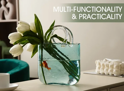 Portable Transparent Hydroponic Vase