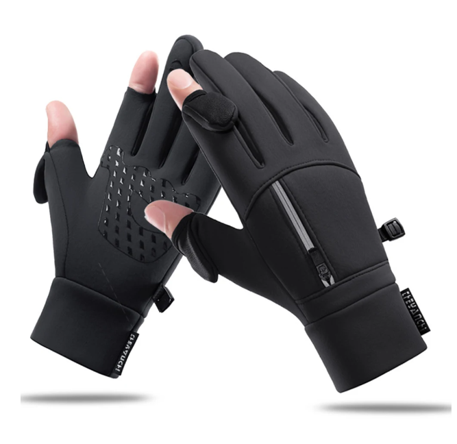 Gloves 2 Fingers Flipped Waterproof
