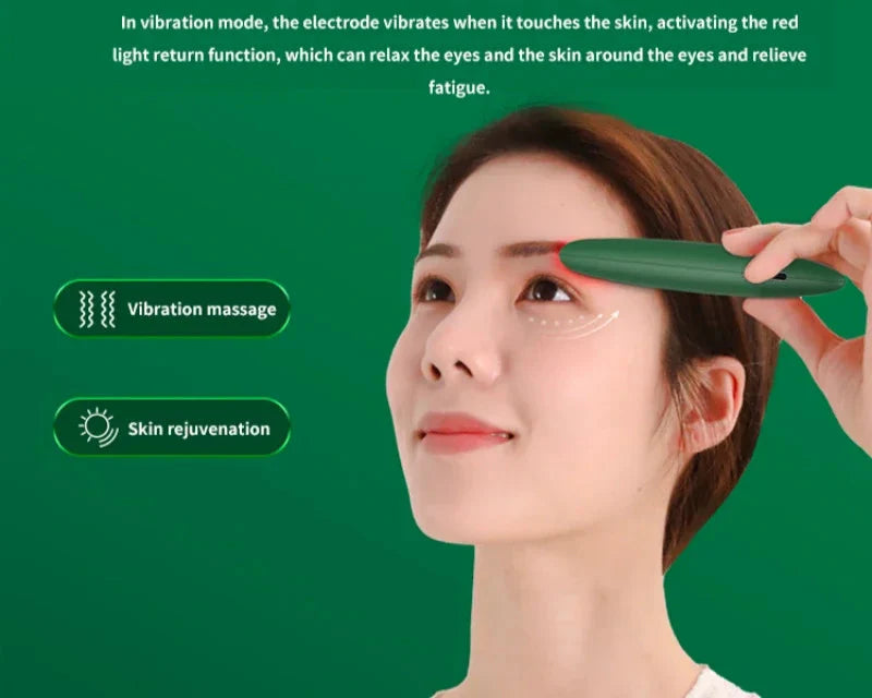 Anti-Wrinkle Photon Therapy Facial & Eye Massager Green