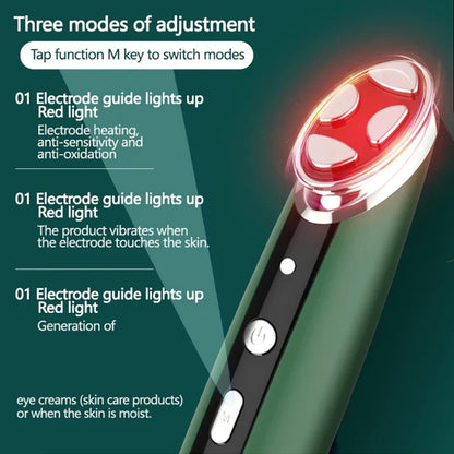 Anti-Wrinkle Photon Therapy Facial & Eye Massager Green