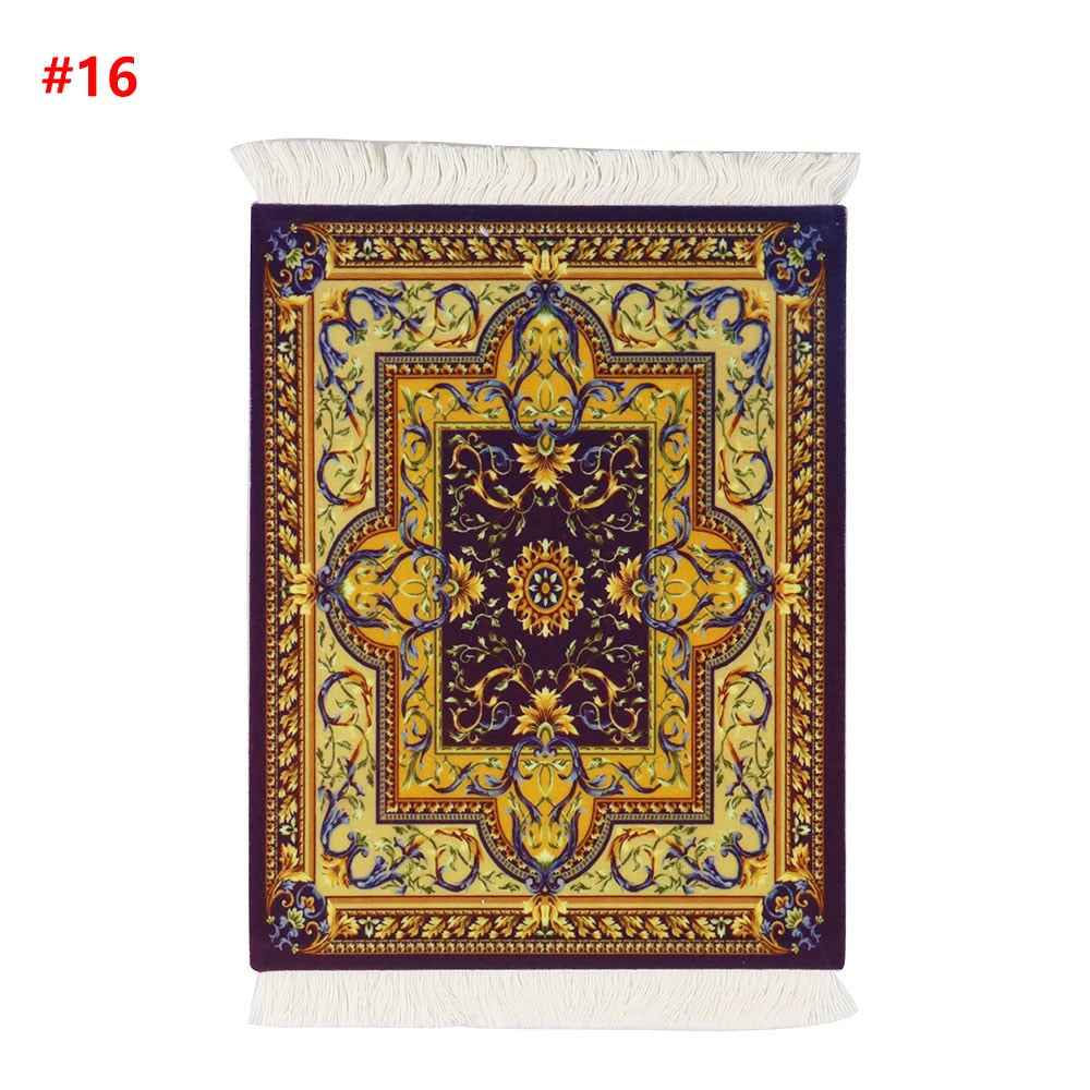 Persian Mini Woven Mousepad Retro Style
