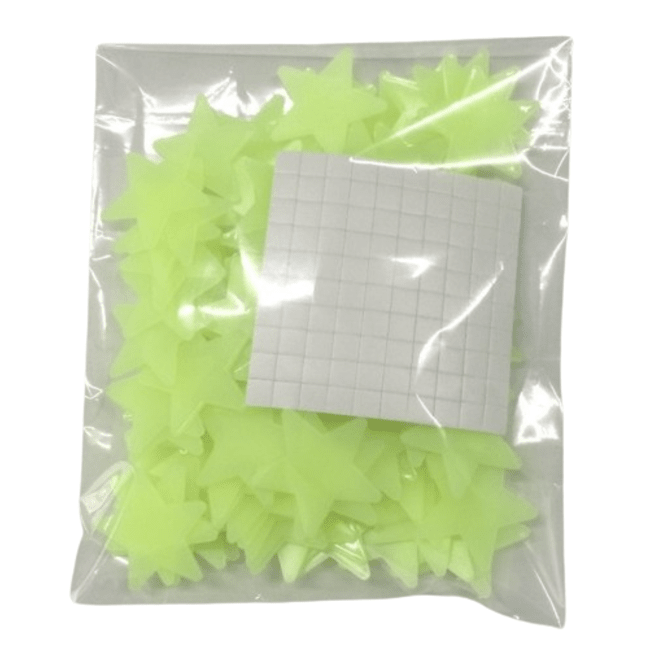 S 50pcs 3D Stars Glow In The Dark Wall Stickers Luminous Fluorescent Wall Stickers For Kids Baby Room Bedroom Ceiling Home Decor