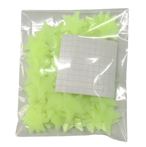 S 50pcs 3D Stars Glow In The Dark Wall Stickers Luminous Fluorescent Wall Stickers For Kids Baby Room Bedroom Ceiling Home Decor