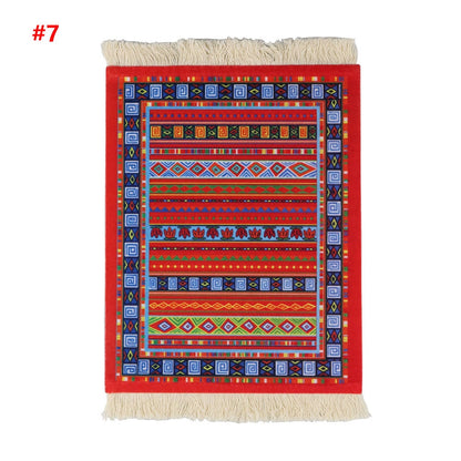 Persian Mini Woven Mousepad Retro Style