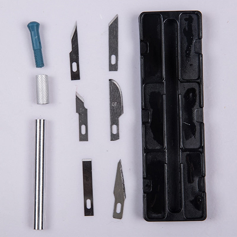 Metal Scalpel Knife Tools Kit