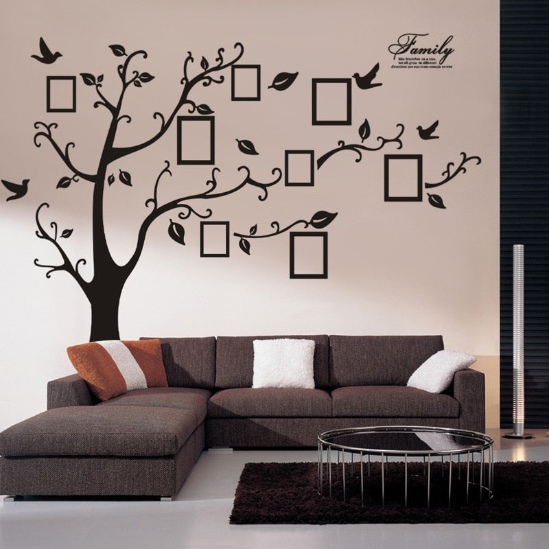 Black 3D Photo Tree