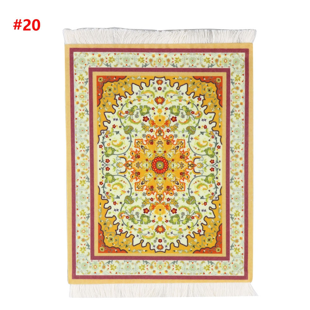 Persian Mini Woven Mousepad Retro Style