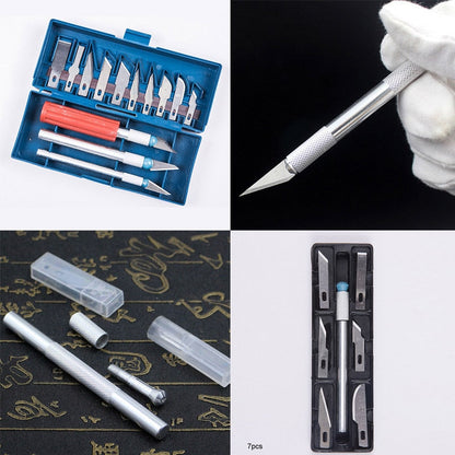 Metal Scalpel Knife Tools Kit