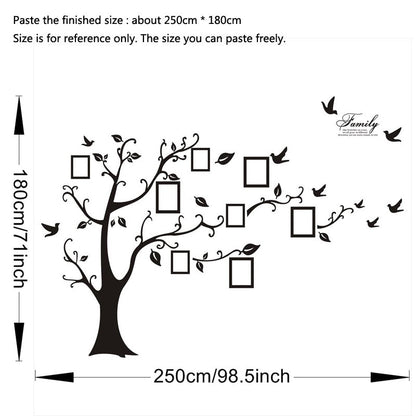 Black 3D Photo Tree