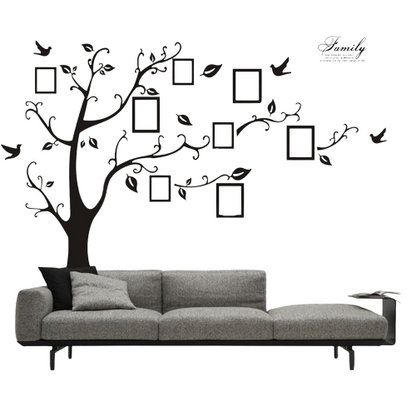 Black 3D Photo Tree