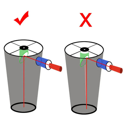 Red Laser Collimator for Newtonian And SCT Telescope Black