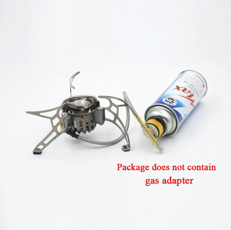 1000ml Dual-Fuel Gasoline Gas Stove Silver