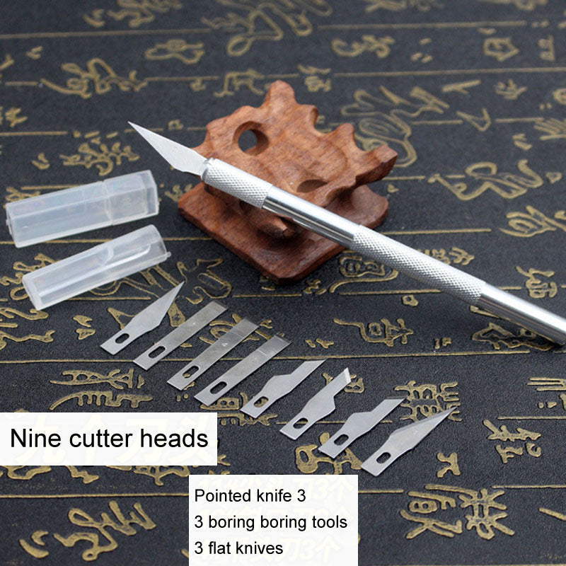 Metal Scalpel Knife Tools Kit