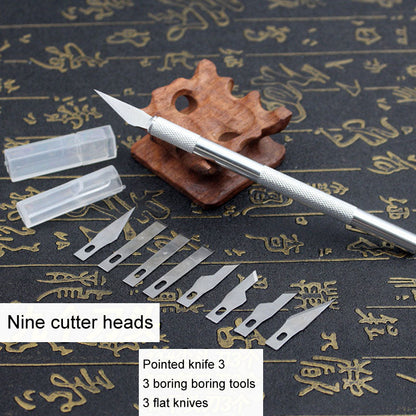 Metal Scalpel Knife Tools Kit
