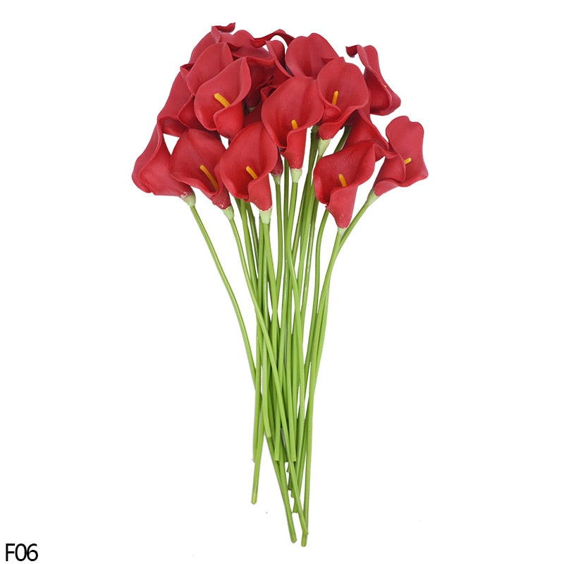 10Pcs High Quality Calla Lily Artificial Flowers