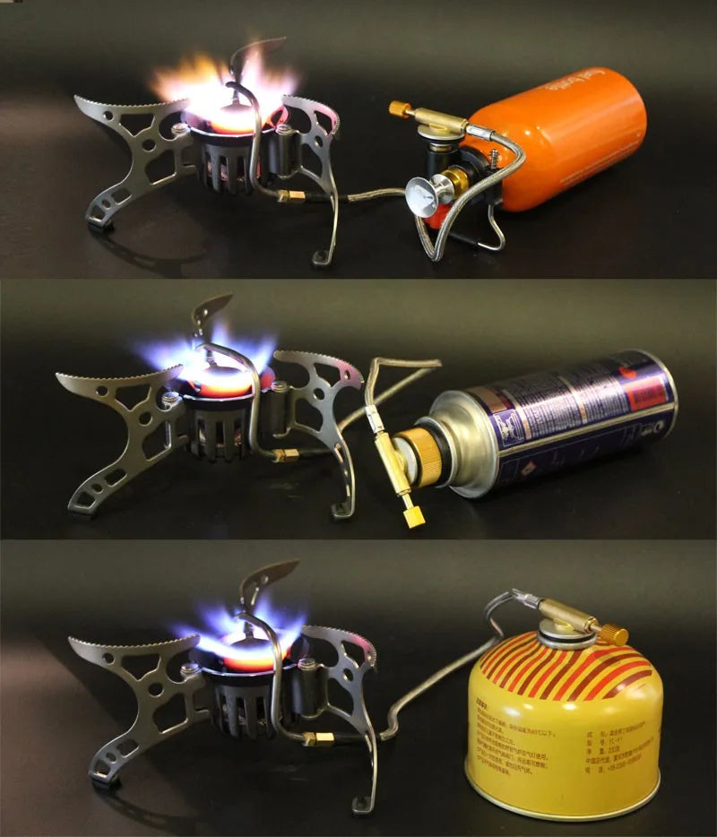 Gasoline Multi-Oil Camping Stove Silver