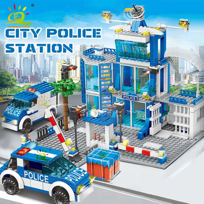 City Police Station Building Blocks Set (753PCS)