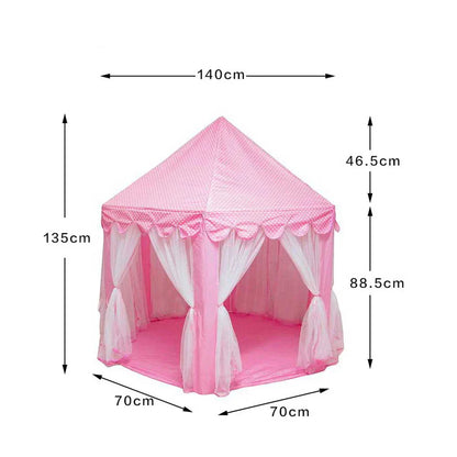Princess Castle Tipi Tent & Ball Pool for Kids