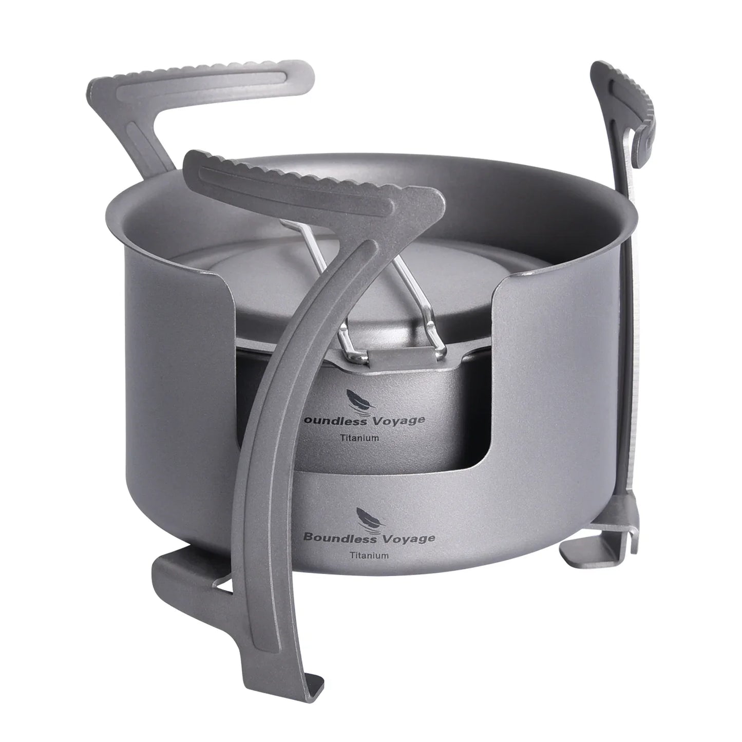 Titanium Multi-Fuel Camping Stove Grey