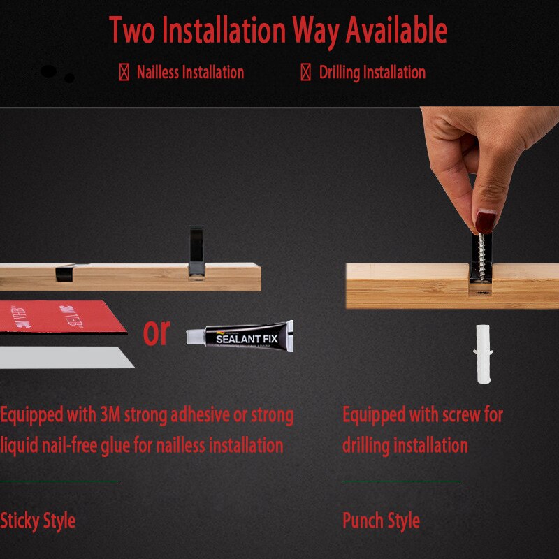 Fashion Style Bedroom Furniture Coat Rack Clothes Hanger Hooks Living Room Closet Bamboo Hat Racks Coat Hanger Wall Hook