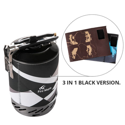 Portable Cooking System With Heat Exchanger