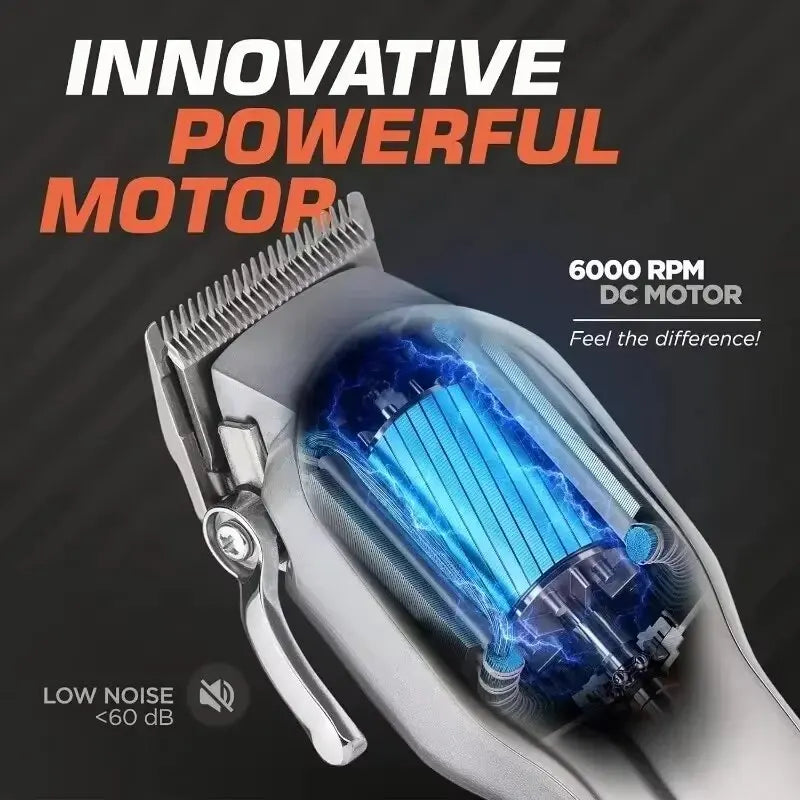 Hair Clipper And Beard Trimmer USB Cordless Tool for Men Black