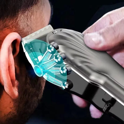 Hair Clipper And Beard Trimmer USB Cordless Tool for Men Black