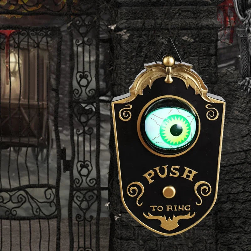 Halloween Glowing One-Eyed Doorbell Sounding Horror Prop