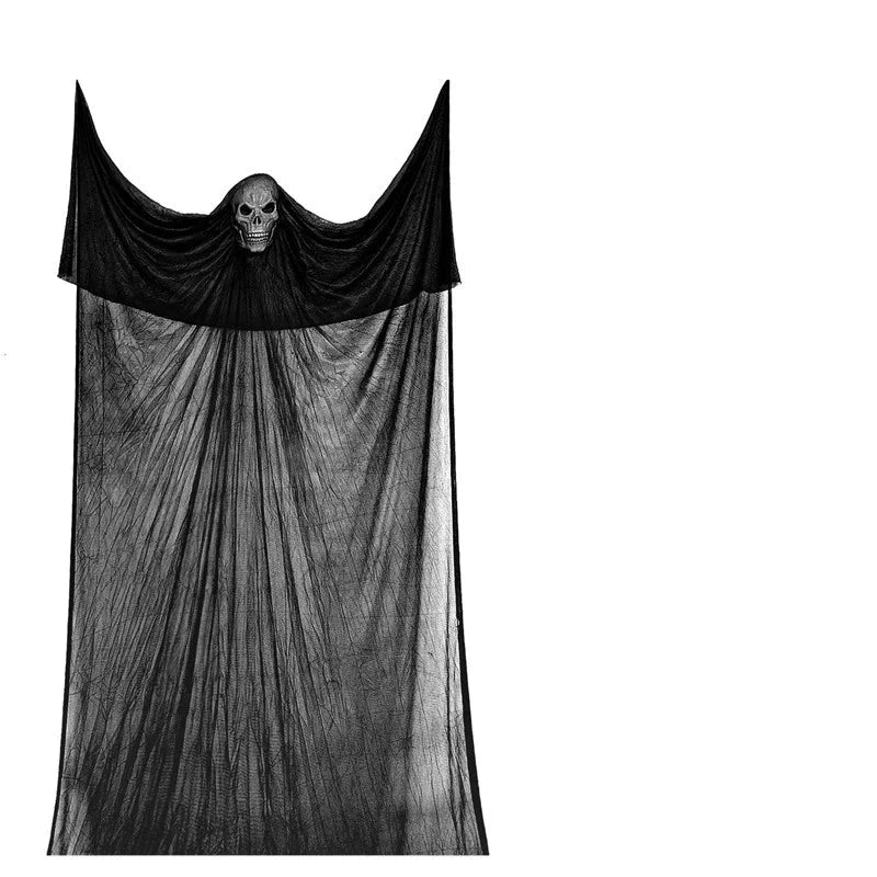 Halloween Hanging Skull Ghost with LED Sound