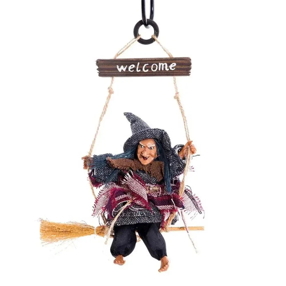 Halloween Hanging Witch Dolls Prop