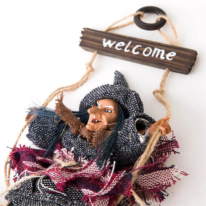 Halloween Hanging Witch Dolls Prop