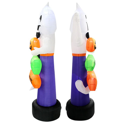 Halloween Inflatable Glowing Signpost Outdoor Decoration