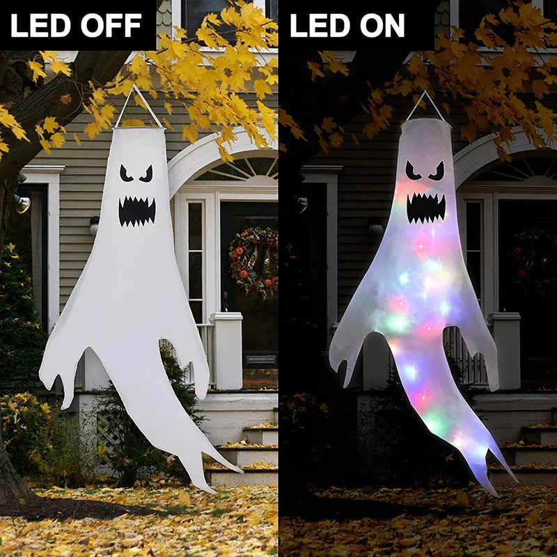 Halloween LED Light Hanging Ghost Decoration