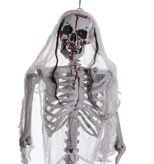Halloween Movable Skeleton Realistic Haunted Decor