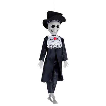 Halloween Groom Skeleton Ornaments