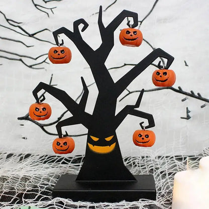 Halloween Iron Tabletop Tree