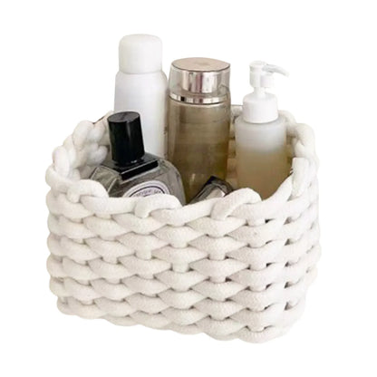 Handmade Cotton Basket Vegetable Tray Organizer