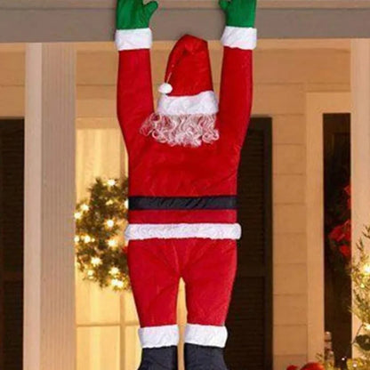Festive 108cm Santa Claus Hanging Doll for Christmas Decor