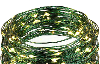 200M Green Wire 8 Modes Fairy String Lights - 2000 LEDs Waterproof Firefly Lamp