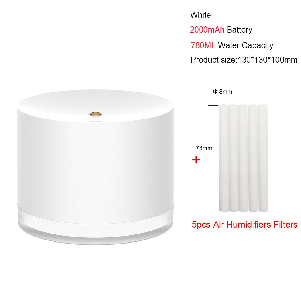 Portable Air Humidifier Night Lamp