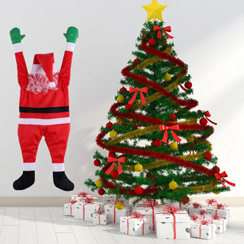 Festive 108cm Santa Claus Hanging Doll for Christmas Decor