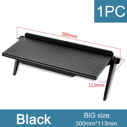 Rack TV Monitor Organizer Screen Top Storage Shelf Holder Practical Home Storage Computer Office Multi-functional Organizer